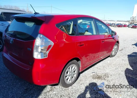 2012 Toyota Prius V Three from USA, damaged, VIN JTDZN3EU6C3151627